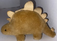 Vintage 1986 R Dakin Co San Francisco Plush Stegosaurus 6 Dinosaur Brown