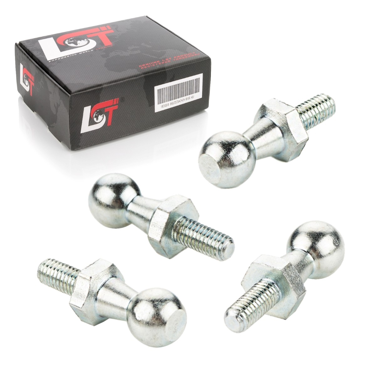 4X Ball Stud Ball Head M5 10Mm Gas Spring DIN71803 For JAGUAR