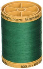 Gutermann Natural Cotton Thread Solids 876yd, Garden Green