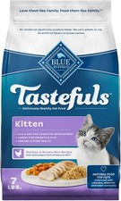 Blue Buffalo Tastefuls Kitten Food Chicken 7lb Bag 6.96 per pound