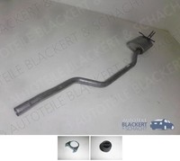 Auspuff MSD Mitteltopf Rechts für Ford Capri 2.0 + 2.3 + 2.8 + 3.0 V6 1973-1985