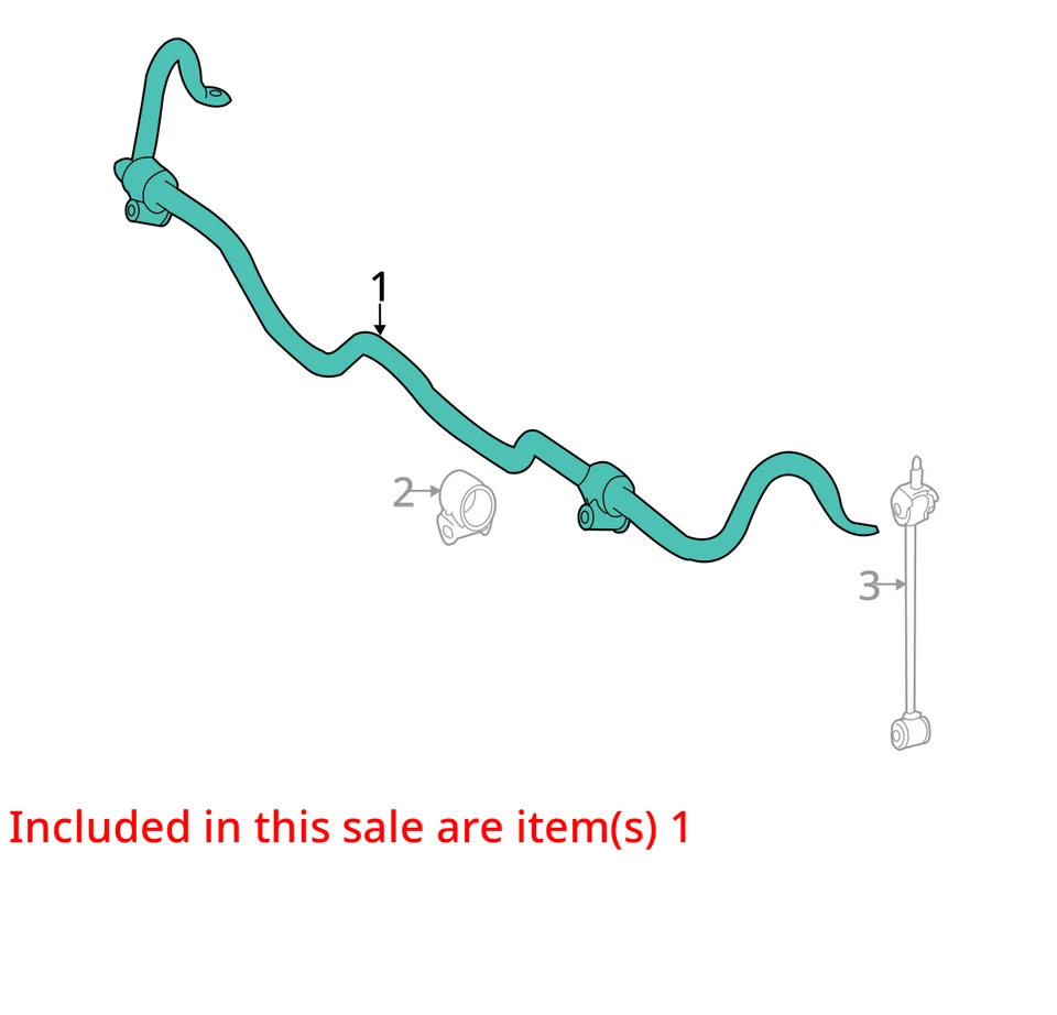 Barra estabilizadora trasera Clase S 2013 tracción trasera OEM 138 k millas - LKQ429213231 Foto 4 de 4
