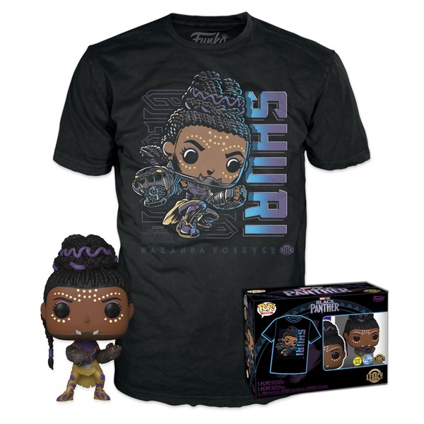 Funko Pop! & Tee: Marvel - Black Panther Shuri - Extra Large - (Xl) - T-Shirt --image