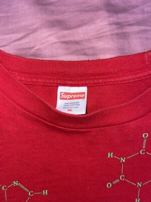 Supreme DNA tee red Size XL (FW17 fall winter 2017) | eBay Supreme DNA tee red Size XL (FW17 fall winter 2017) | eBay