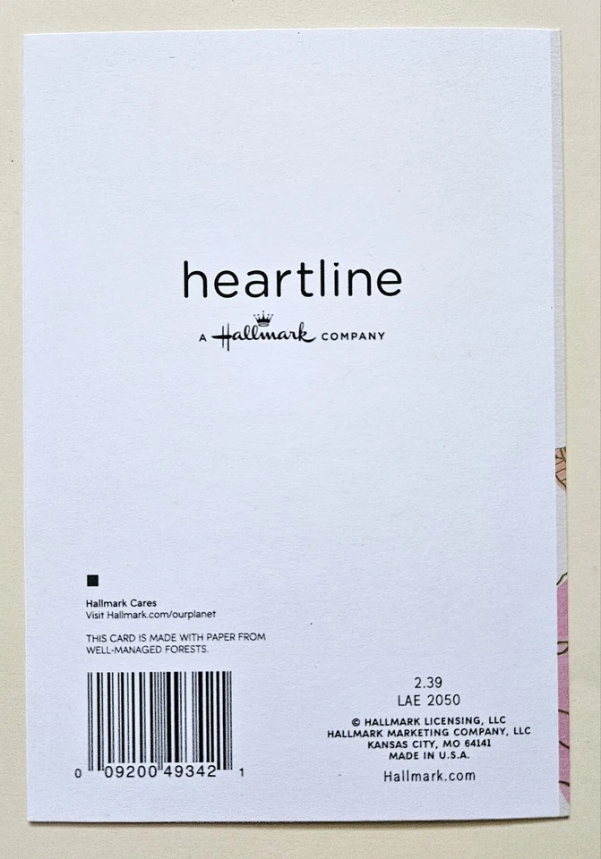 Cartão de feliz aniversário neta/saudação (incl. Envelope 5×7") - Imagem 3 de 4