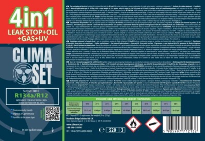 R134A KIT TUBO Carica Refrigerante Con Manometro Per Auto AC-ER EUR 17 - Foto 4