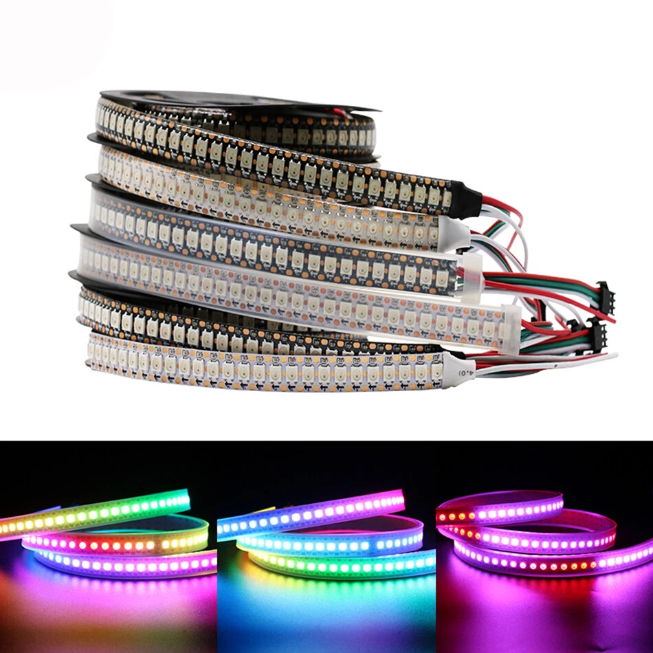 DC5V WS2812B LED Strip Lights Power Remote Kit 30/60/144 LEDs 5050 Dream Coloor - Image 4 of 4