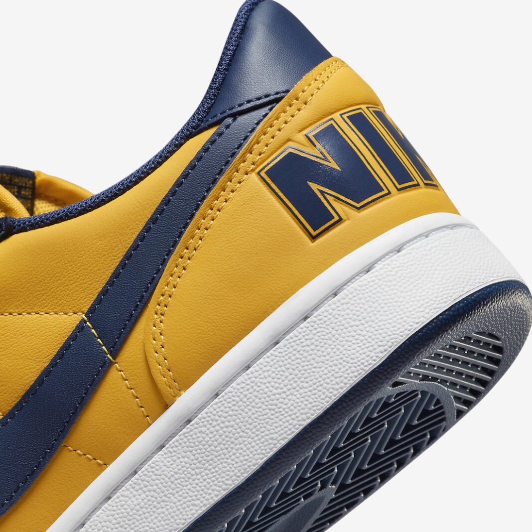 関税込 NIKE TERMINATOR LOW MICHIGAN FJ4206-700 FJ4206-700 Nike Terminator Low University Gold Navy Michigan