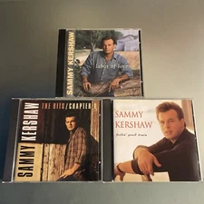 Sammy Kershaw 3 💿 LOT: Labor Of Love, Hits Chapter 1, Feelin Good Train VG+
