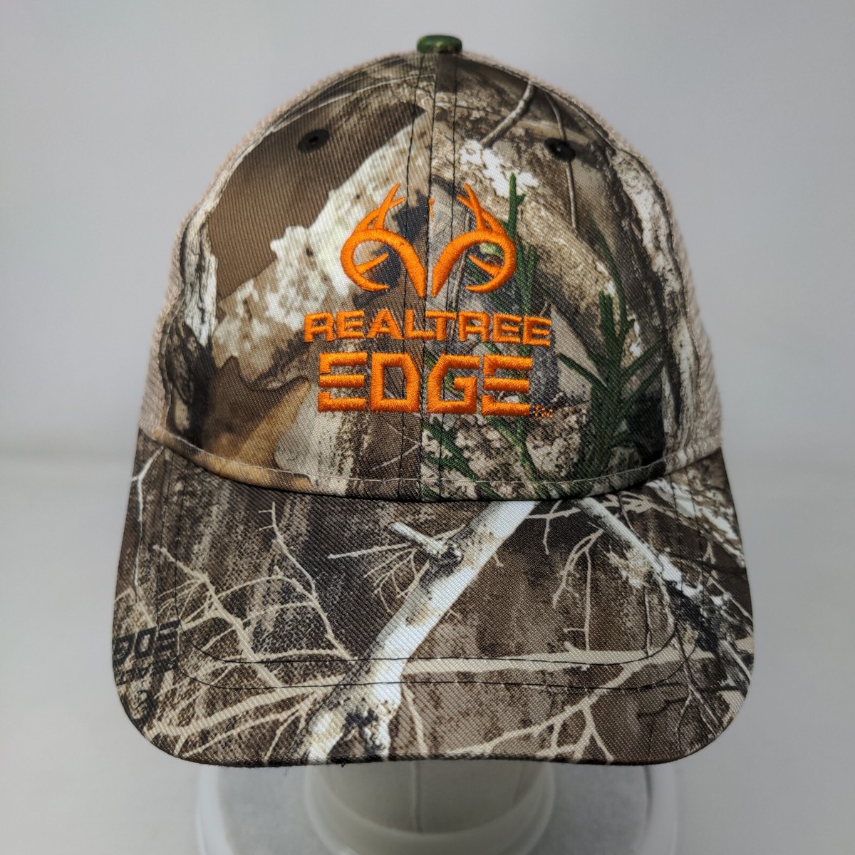 Realtree Edge Snapback Mesh Back Trucker Hat Camo OSFM Embroidered