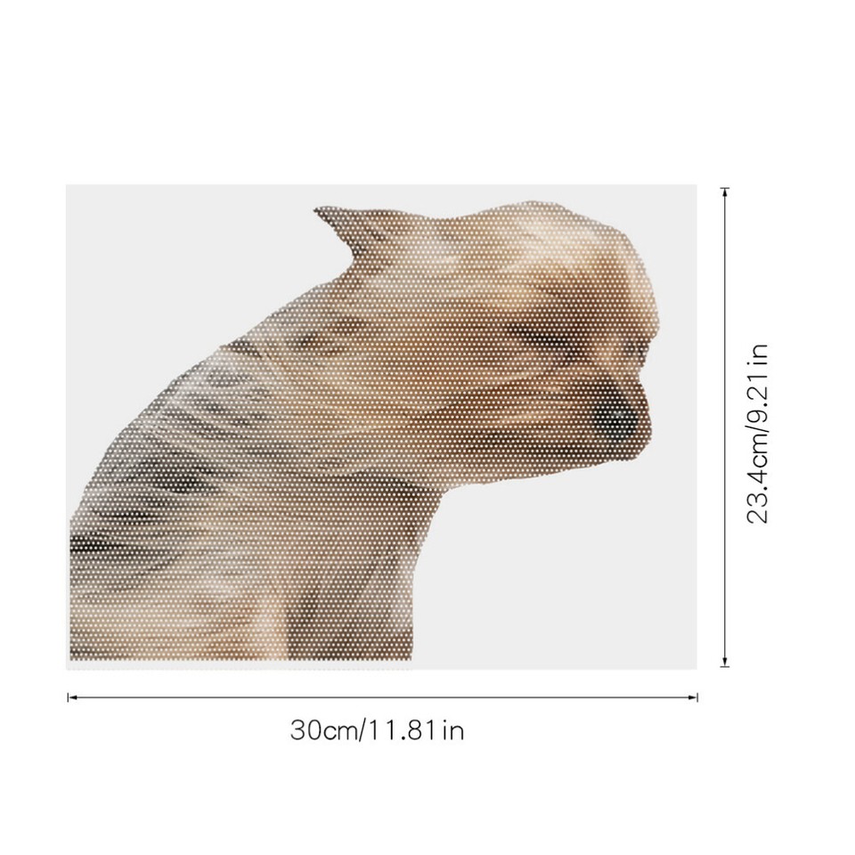 3D Animal Pattern Sticker Funny Christmas Fridge Cartoon Dog