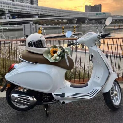 Modified Vespa T For Vespa Primavera 150 Mini Peacock Motorcycle