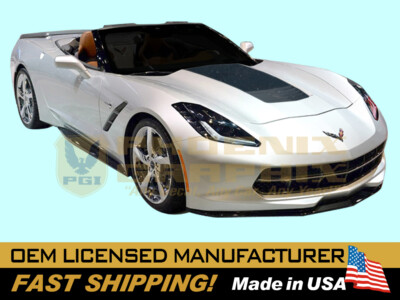2014 2015 2016 2017 Corvette Stingray C7 Carbon Flash Stinger Hood Decal Stripe 
