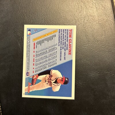 B98a Tom Glavine #86 Atlanta Braves 1996 Bowman Foil