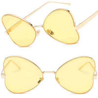 Chic Gold Women\'s Sunglasses Amazon.com: DIMENSIP Retro Oval Sunglasses for Women Men  main image 4