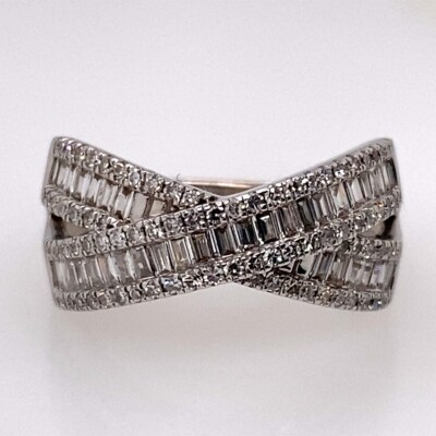 Statement-Ring Effy Diamant 14 Karat Weißgold (DG7105174)