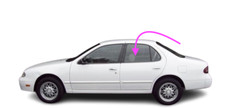 Fits: 1993-1997 Nissan Altima 4Door Sedan Driver Left Rear Door Window Glass