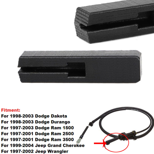 Throttle Kickdown Cable Replacement End For Dodge Ram 1500 2500 Jeep