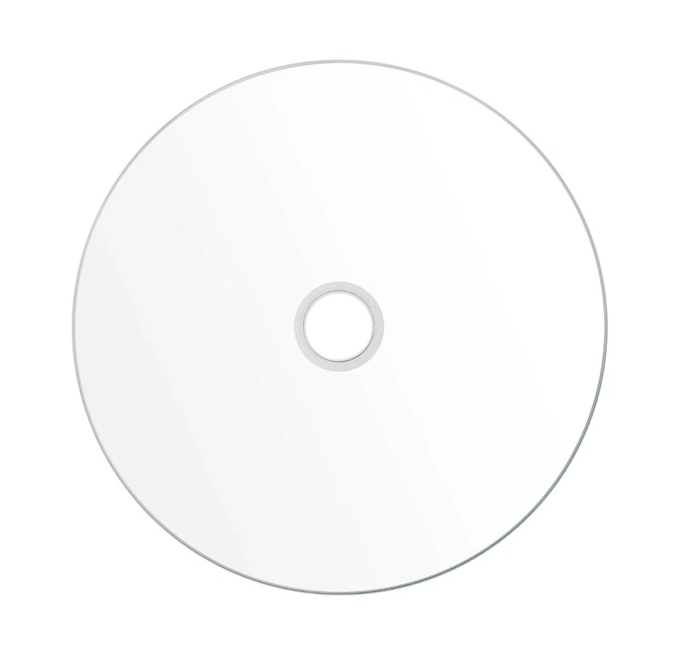50 Myeco 10X BD-R 25GB Blu-ray White Inkjet Hub Printable Blank Recordable Disc - Image 2 of 2