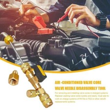 Valve Core Remover Installer Kit with Dual Size 1/4" 5/16" & A5U7 Port G8T FHI