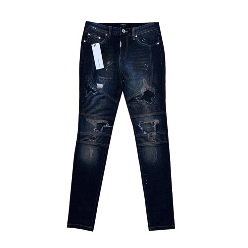 REPRESENT CLO. Menโs Biker Skinny Stretch-Denim Pant Retail: $175 (NWT)