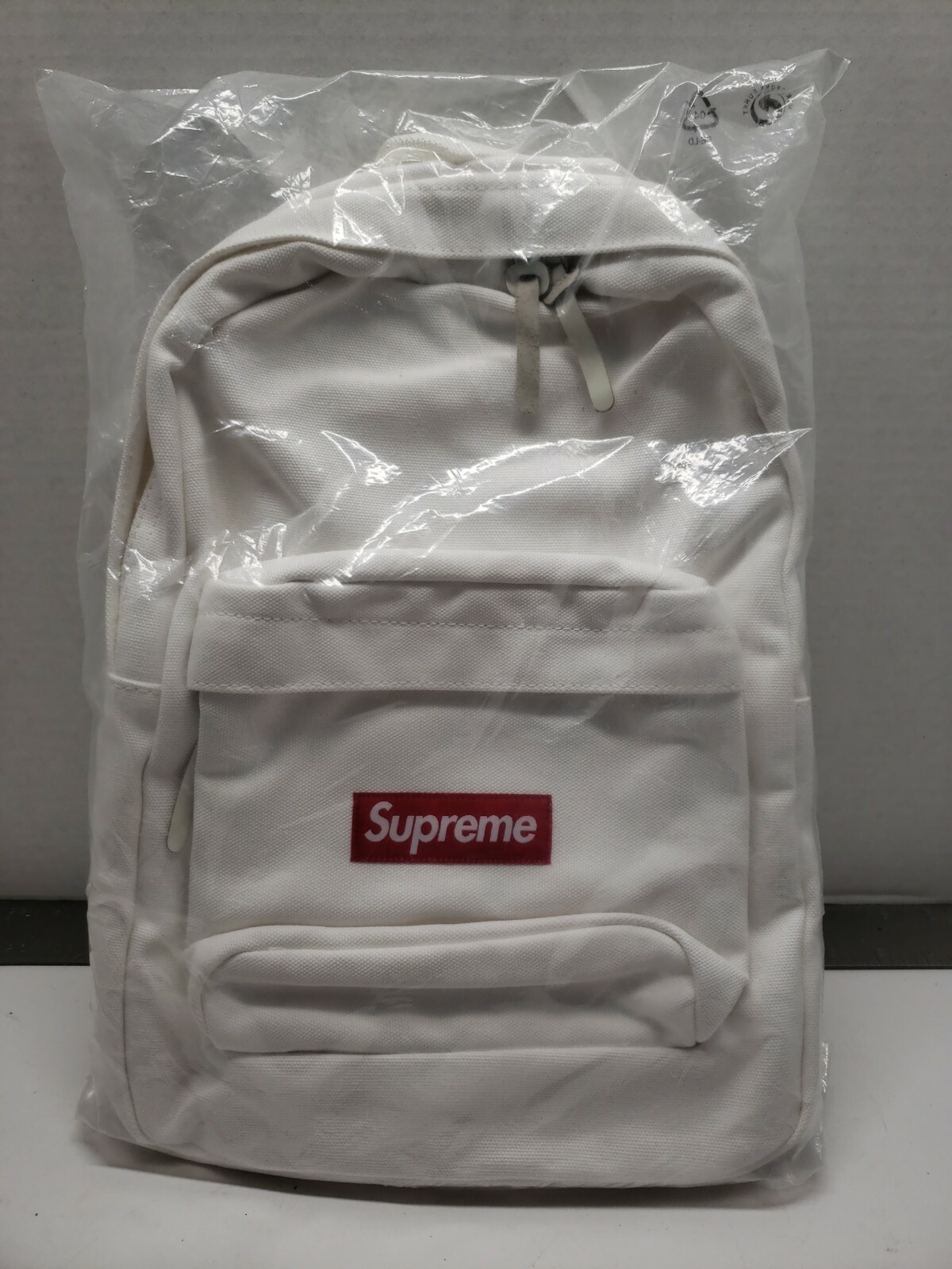 Supreme Canvas Backpack White