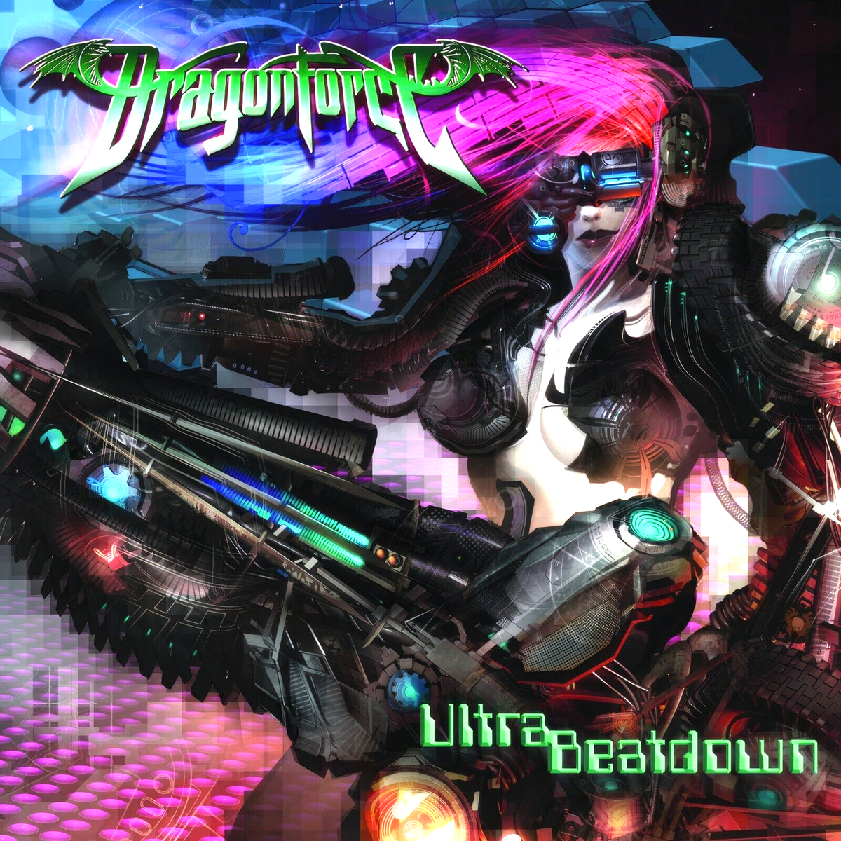 DragonForce Ultra Beatdown 12x12 Album Cover Replica Poster Gloss