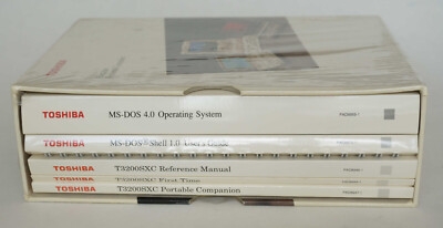 Toshiba 3200 SXC Laptop Handbücher, Reference Manual, Original, Sammlerobjekt