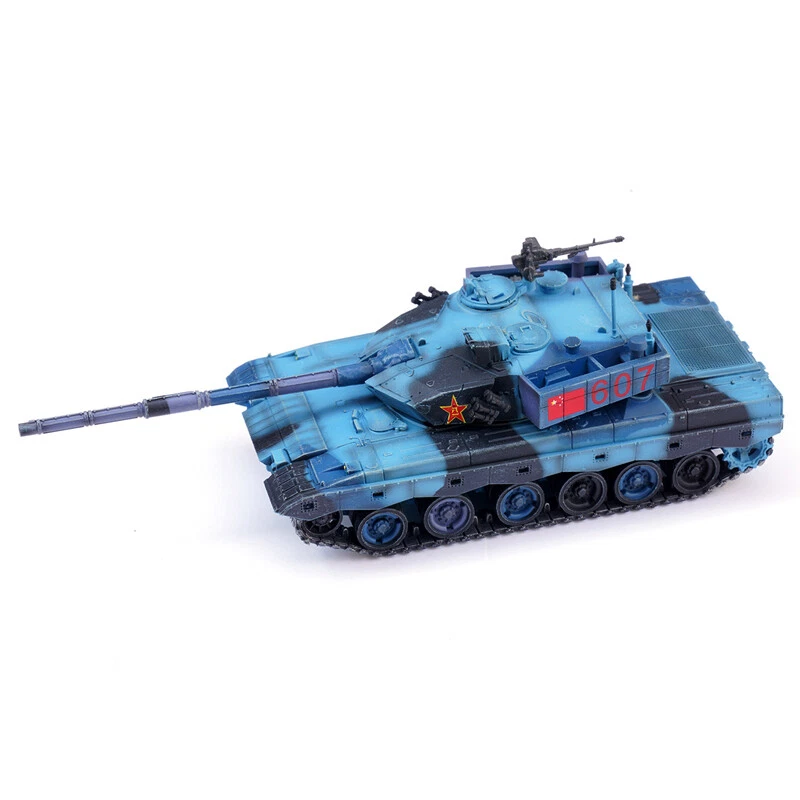 1/72 China ZTZ-96B main battle tank Type 96 tank blue and black camouflage model - Image 3 of 4