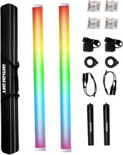 Aputure Amaran PT2c 2-Lights RGBWW LED Pixel Tube Magnetic Attraction Light Wand