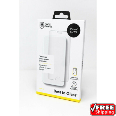 NEW BodyGuardz Pure 2 Glass Screen Protector for iPhone SE 2nd Gen iPhone 8 7 6
