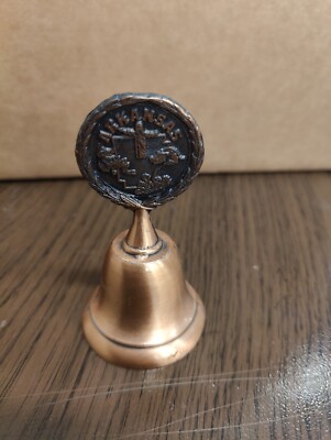 Box 2- Vintage Souvenir Arkansas Brass Metal Bell  4''