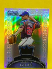 Marcus Giles 2005 Bowman Sterling GAME-WORN JERSEY #BS-MGI ATL Braves **20/199**