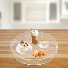 Home Decorative Coffee Table Tray 16 Elegant Acrylic Serving Tray w/ Handles