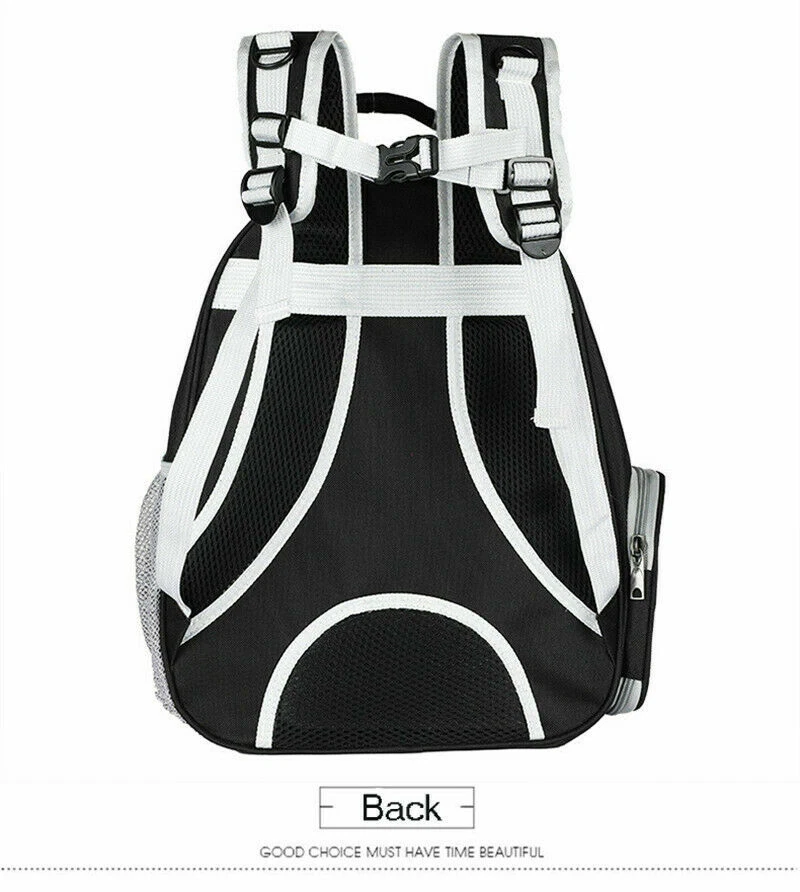 Mochila transportadora portátil para animais de estimação cápsula espacial bolsa de viagem cachorro gato transparente EUA - Imagem 4 de 4