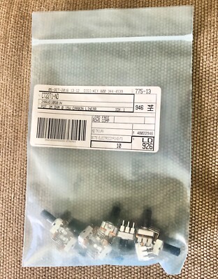 Lot of 9 - CTS Electrocomponents 1M Ohm 0.15W Linear Potentiometers 296UD105B1N