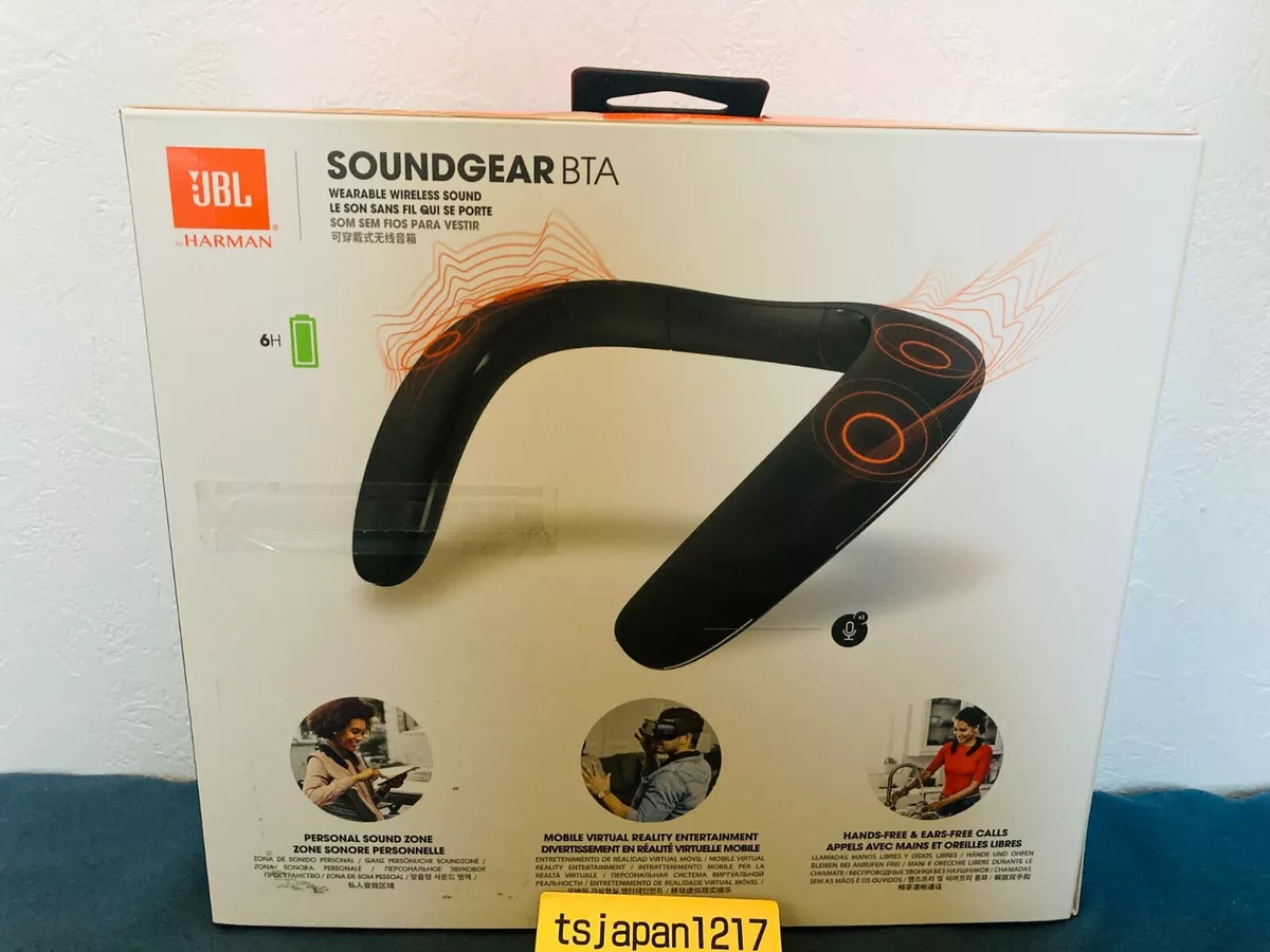 JBL Soundgear BTA Wearable Ear-Free Wireless Speaker Bluetooth with Box New