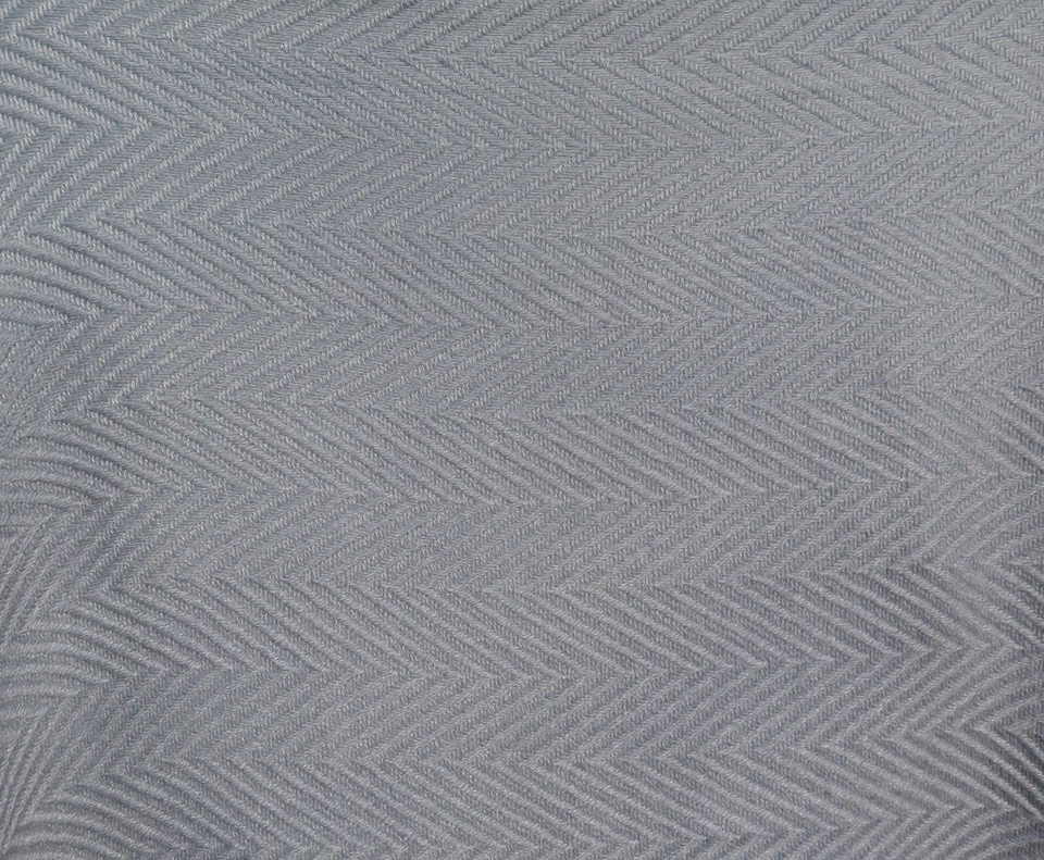 Cachemira | Mantón | 4 capas | Telar a mano | Nepal | Espiga | Plateado Foto 3 de 3