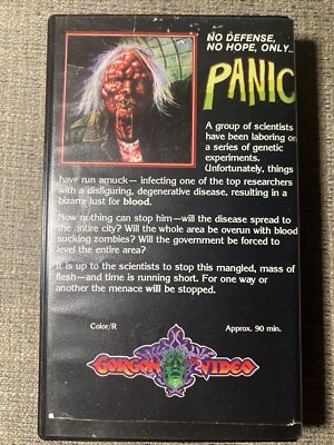 Panic Horror VHS Gorgon MPI Bakterion 1982 Cut Box/art Tested | eBay