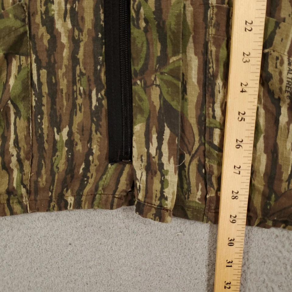 Vintage Bug Net Lightweight Realtree Camo Jacket Mens M Hunting USA Full Zip - Image 3 of 4