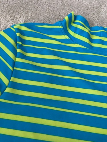 Lands End Kids Large 14 Sun Swim Shirt Swimwear Striped - Picture 12 of 12
