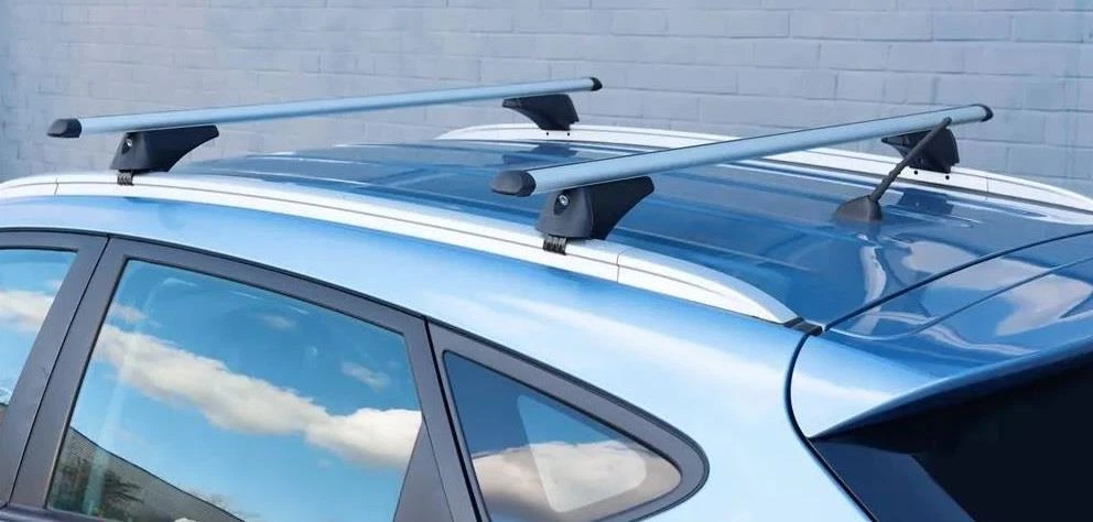 C b Locking Roof Rack Cross Bars fits VOLVO V60 Solid Closed