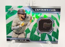 Fernando Tatis 2021 Topps Chrome Captain's Cloth Relic / 99 San Diego Padres
