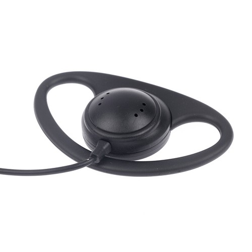2 Pin D-Shape Earpiece Headset MIC PTT Mic Earpiece Earphone for Baofeng - Zdjęcie 4 z 10