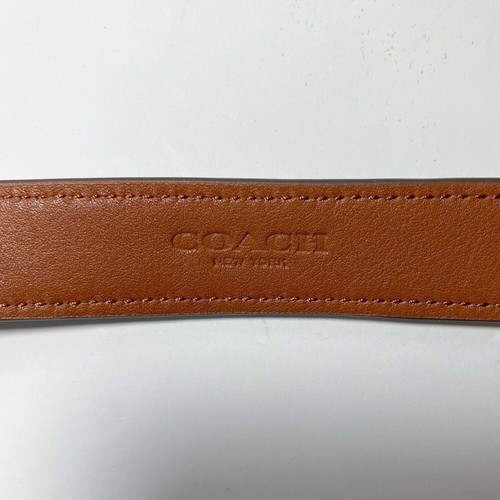 Coach Large Dog Collar Brown Khaki Signature C NIB with an Apple AirTag Tracker - Picture 9 of 12
