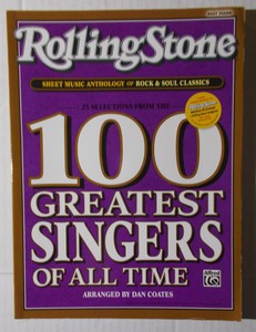 Rolling Stone Magazine Songbook 100 Greatest Singers Of All Time Alfred Ebay