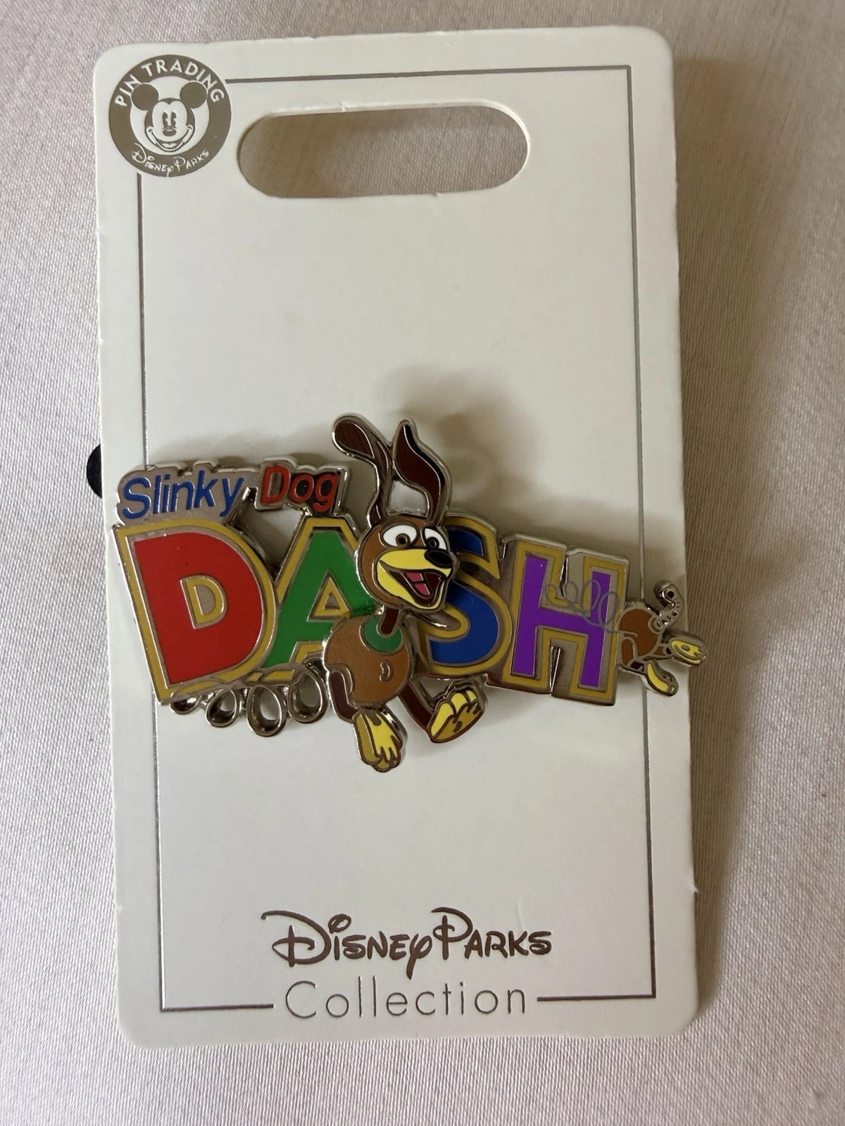 Slinky Dog Dash Ride Logo Toy Story Land Grand Opening Pixar Disney Pin 2018