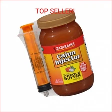 Zatarain's Cajun Injector Fat Free Creole Butter Recipe Injectable Marinade with