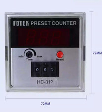Fotek HC-31P HC31P Preset Counter 220V Brand