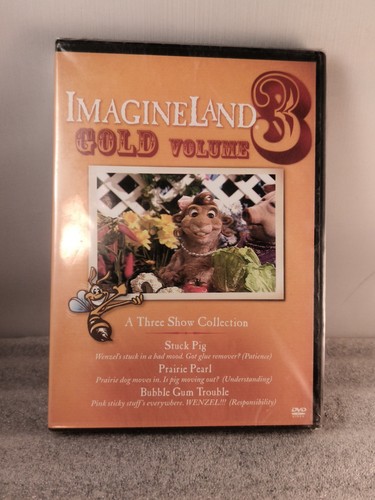 Imagine Land Gold - Vol 3 (DVD, 2004) Stuck Pig/Prairie Pearl/Bubble Gum Trouble